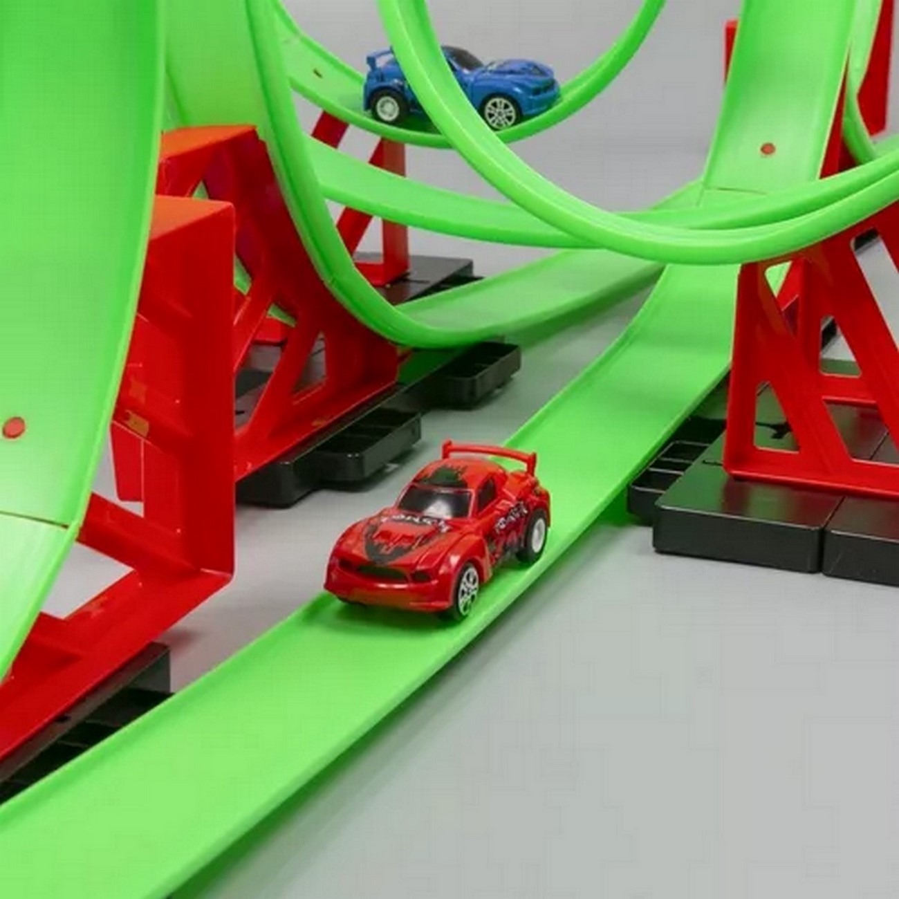 Pista Carro Set Armable Track Racing Rotación Juguete Niños 