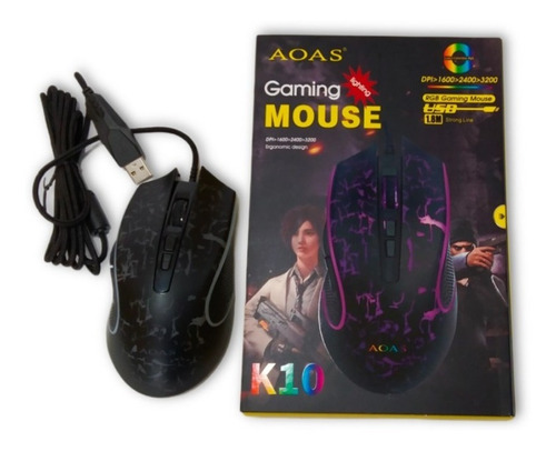 Mouse Gamer K10