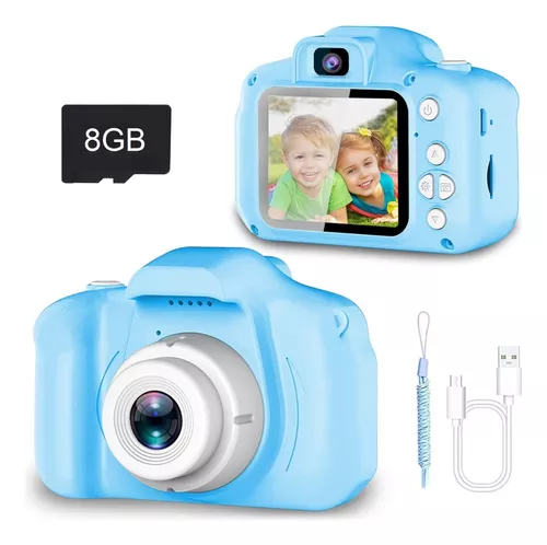 Cámara Fotográfica Digital Infantil Para Niño + Micro Sd 8g