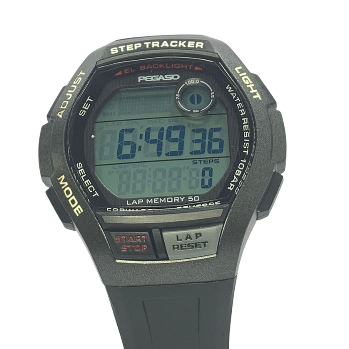 Reloj Pegaso P1916010107 3 Cronometros Resina Digital