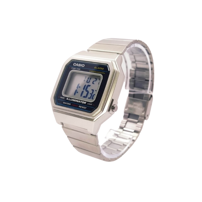 Reloj Casio Unisex B650WD-1ADF Retro Plateado Pulso Acero