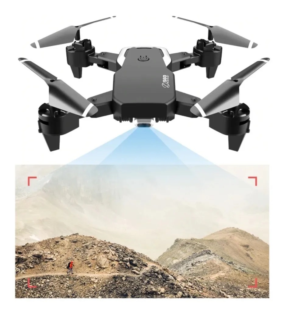 Drone Plegable Wifi Con Camara Y Comando Por Voz 22min Vuelo