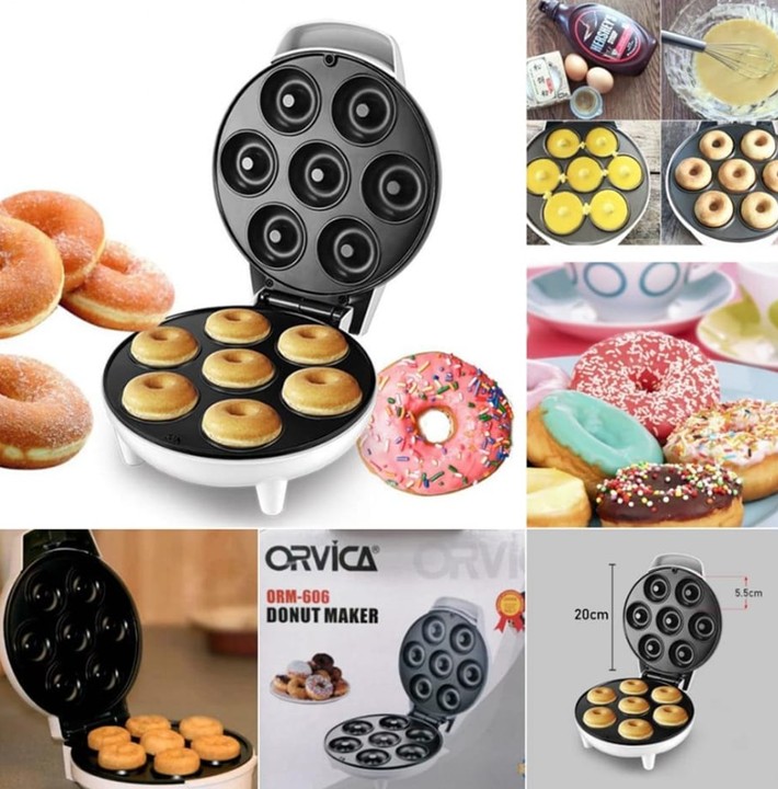 Maquinas Para Hacer Donas x7 Donuts Antiadherente Original Orvica