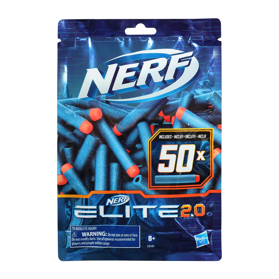 Dardos De Repuesto Nerf Elite 2.0 X50 Unidades