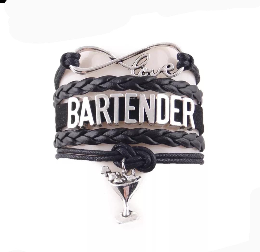 Pulsera Bartender Negra o Roja 