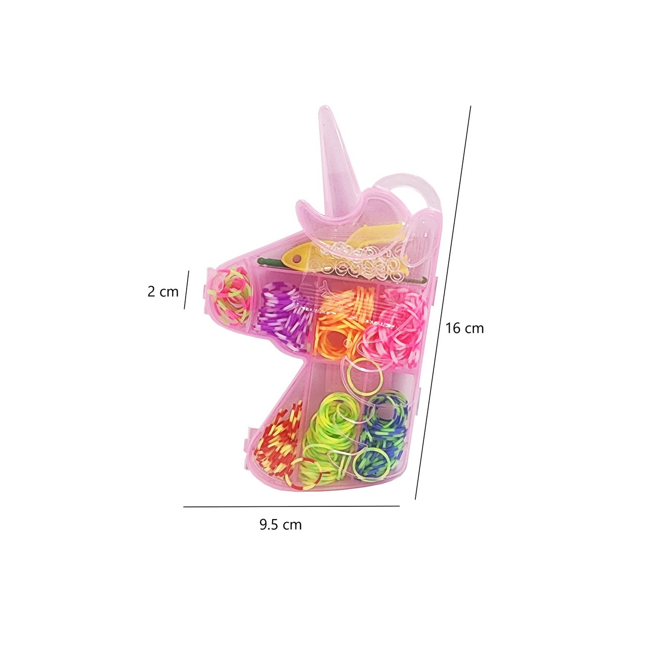 Set Kit Para Hacer Pulseras Niña Style Pony Unicornio Jm1055