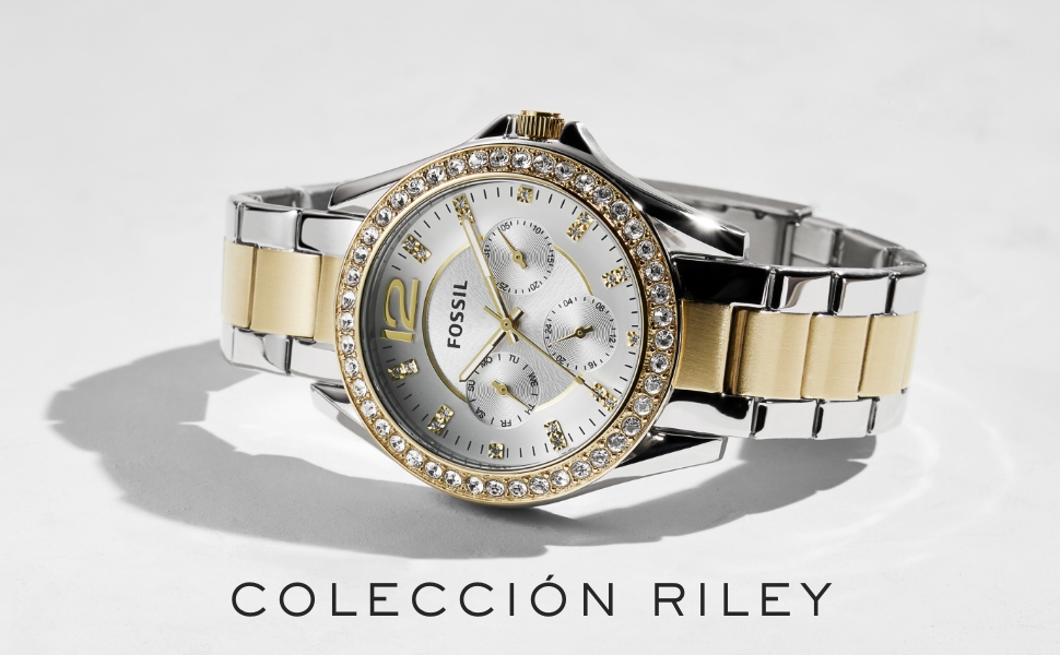 Fossil Mujer Es3204 riley Dama Bicolor