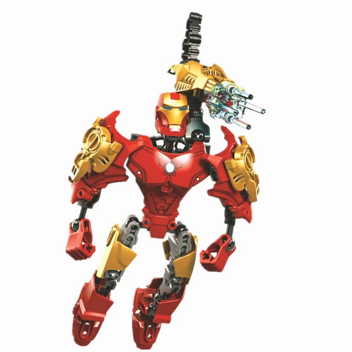 Figura De Acción Avengers Iron Man Armable Juguete Colección