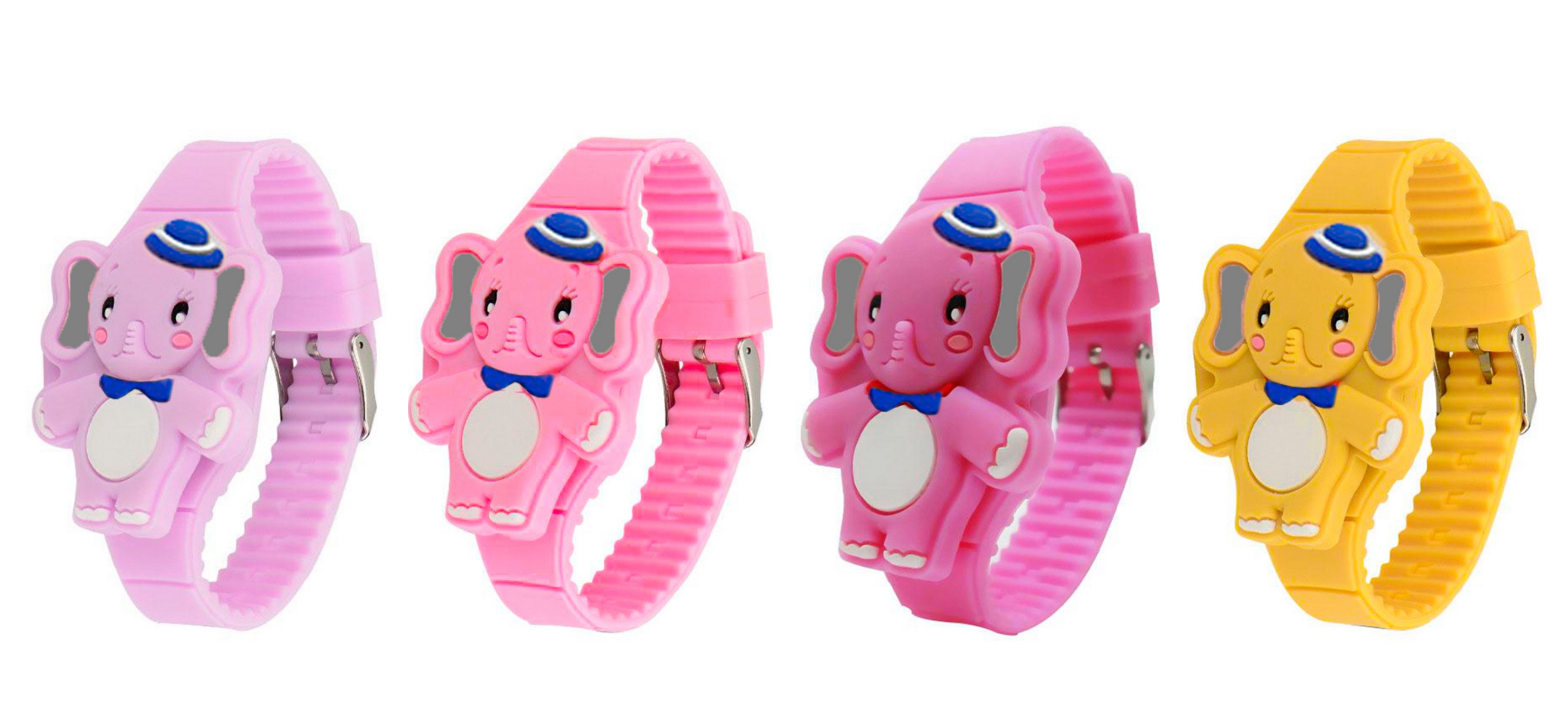 Reloj Led Digital Niño Niña Elefante + Estuche