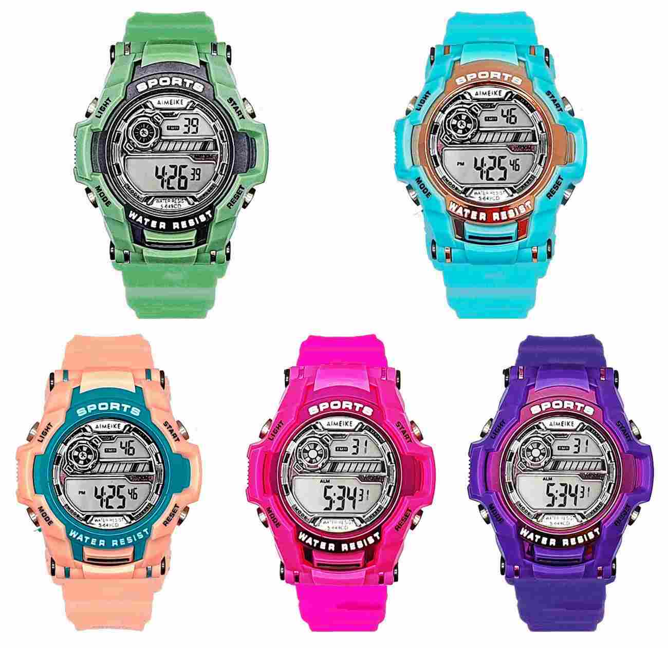 Reloj Digital Impermeable 30 M Deportivo + Estuche