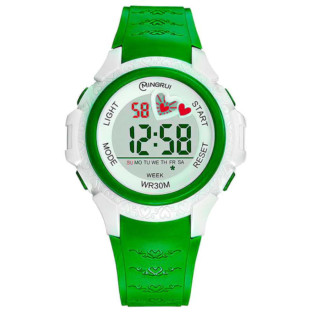 Reloj Impermeable Niño Niña Verde