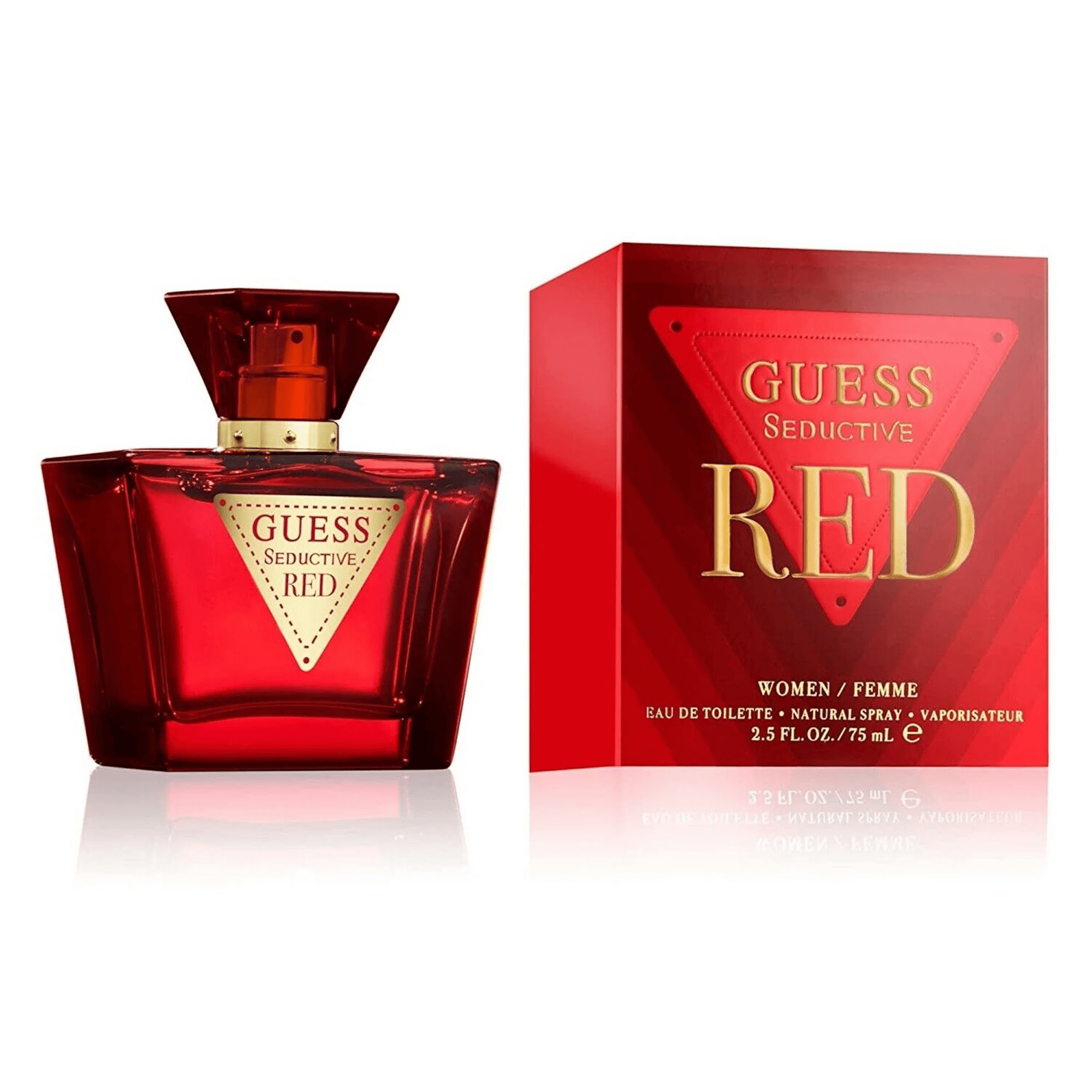Guess Seductive Red Women Eau De Toilette Spray 75ml Mujer Dama Perfume
