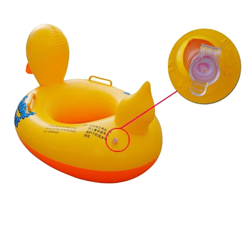 Flotador Pato Bote Piscina Inflable Juguete Niños 