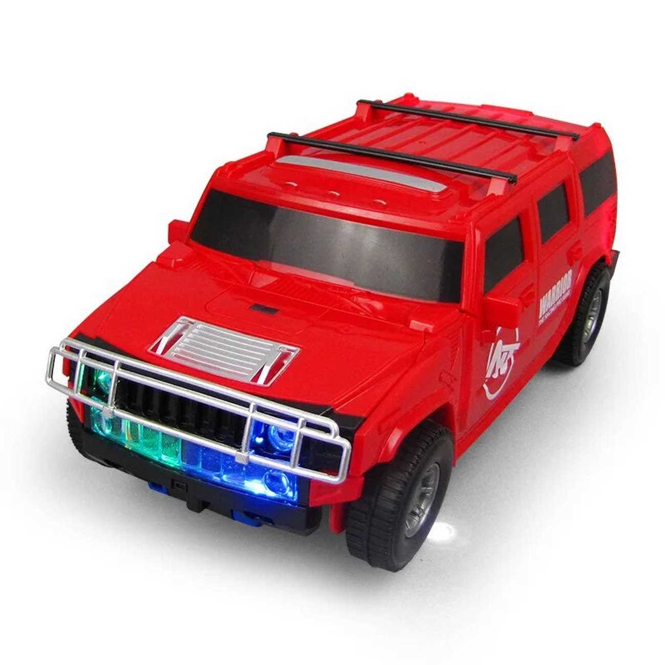 Carro Robot Transformers Camioneta 4x4 Niños Luces + Bateria