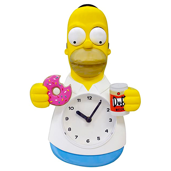 Reloj De Pared De Homero Simpson Con Movimientos Original 