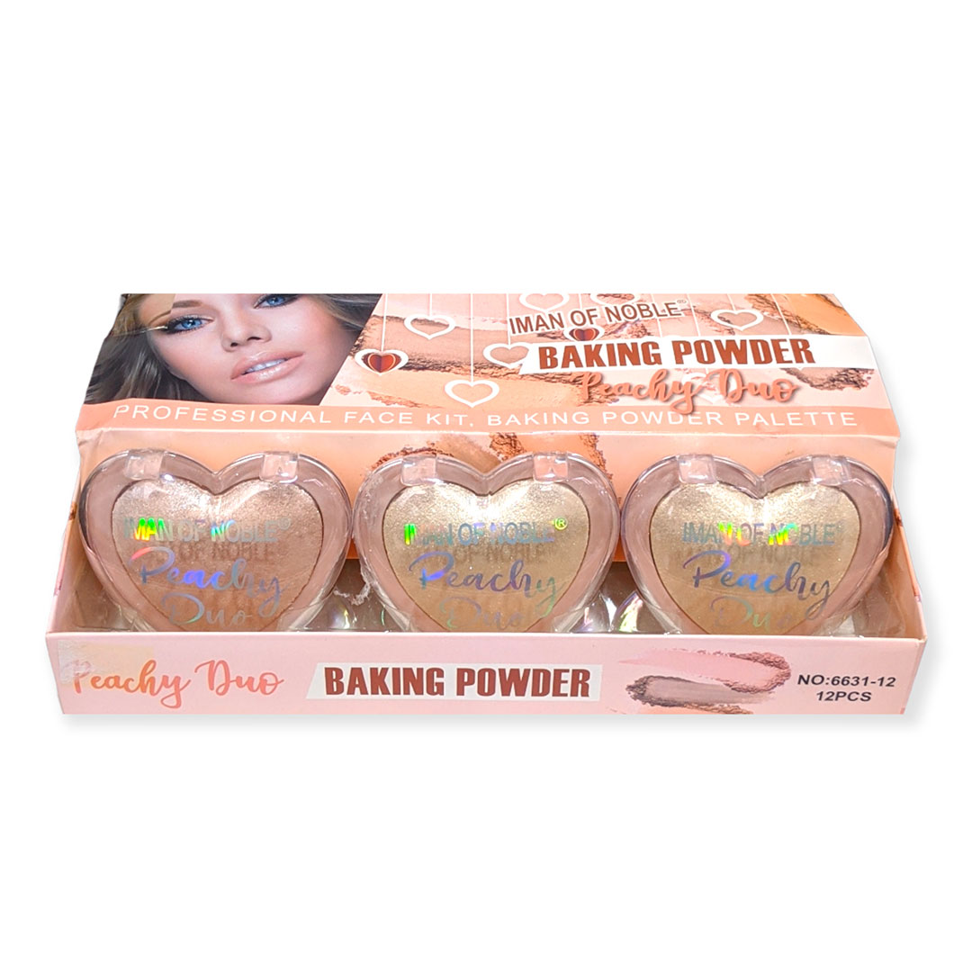 Iluminador Corazon Maquillaje Iman Of Noble Bakin Powder 