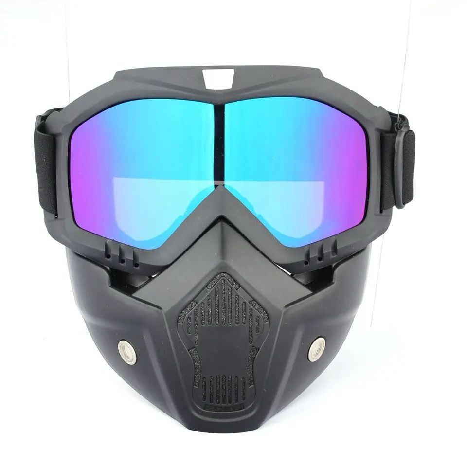 Gafas De Motocicleta Con Máscara A Prueba De Viento Para Deportes