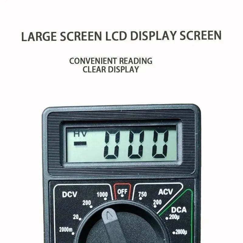 Multímetro Digital LCD DT830B, Amperímetro, Voltímetro De CA Y CC