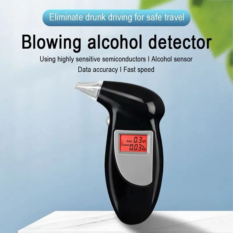 Alcoholímetro Detector De Soplado Con Pantalla Digital