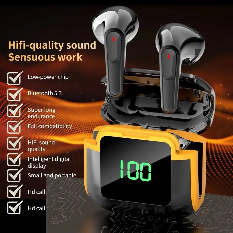 Auriculares Inalambricos Bluetooth Pro90 Pantalla Digital