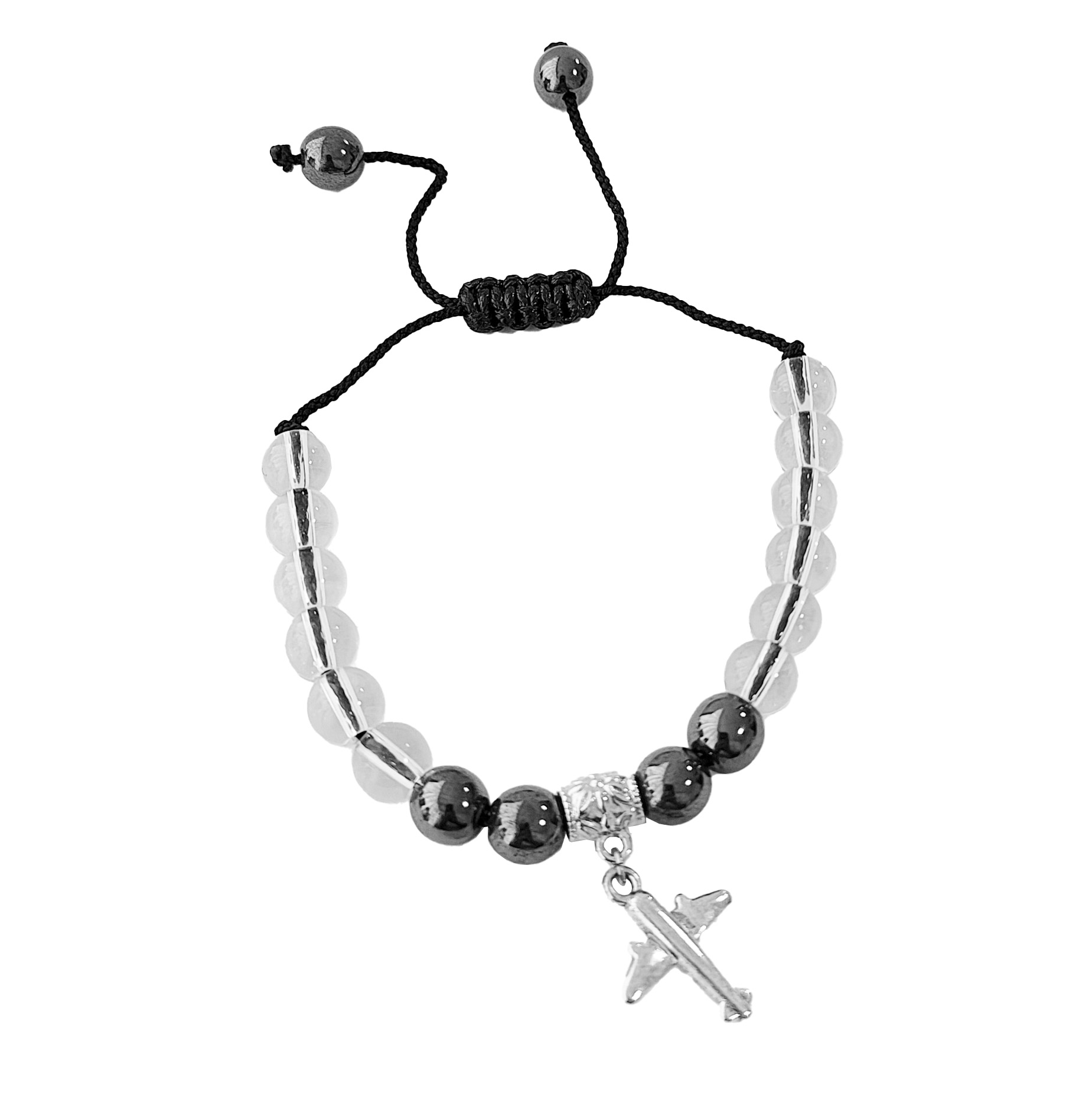 Pulsera Para Pareja Aviòn Amor Regalo Perfecto + Estuche