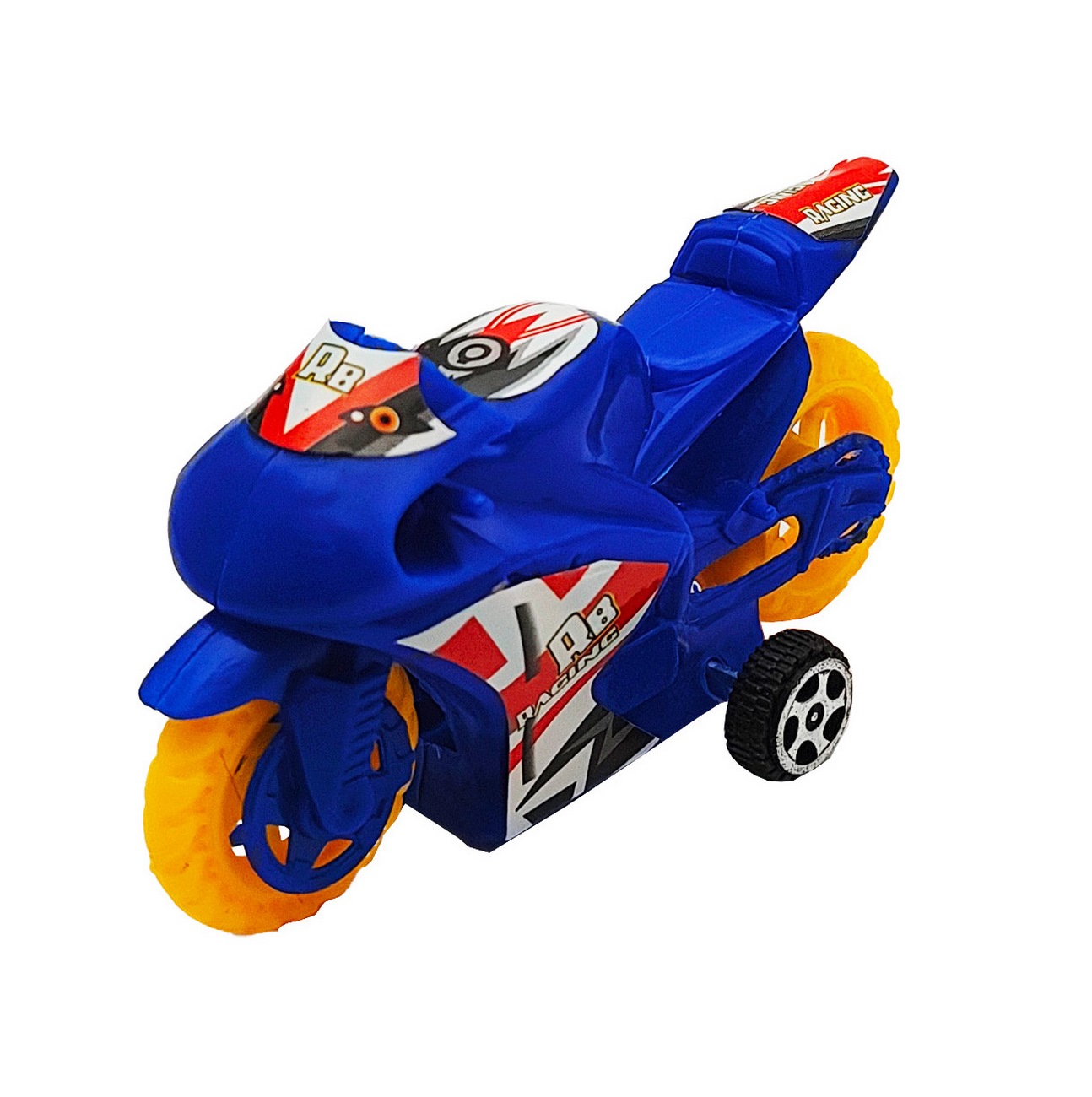 Moto Carrera Arrastre Juguetes Niños Interactivo Set X 4 Und