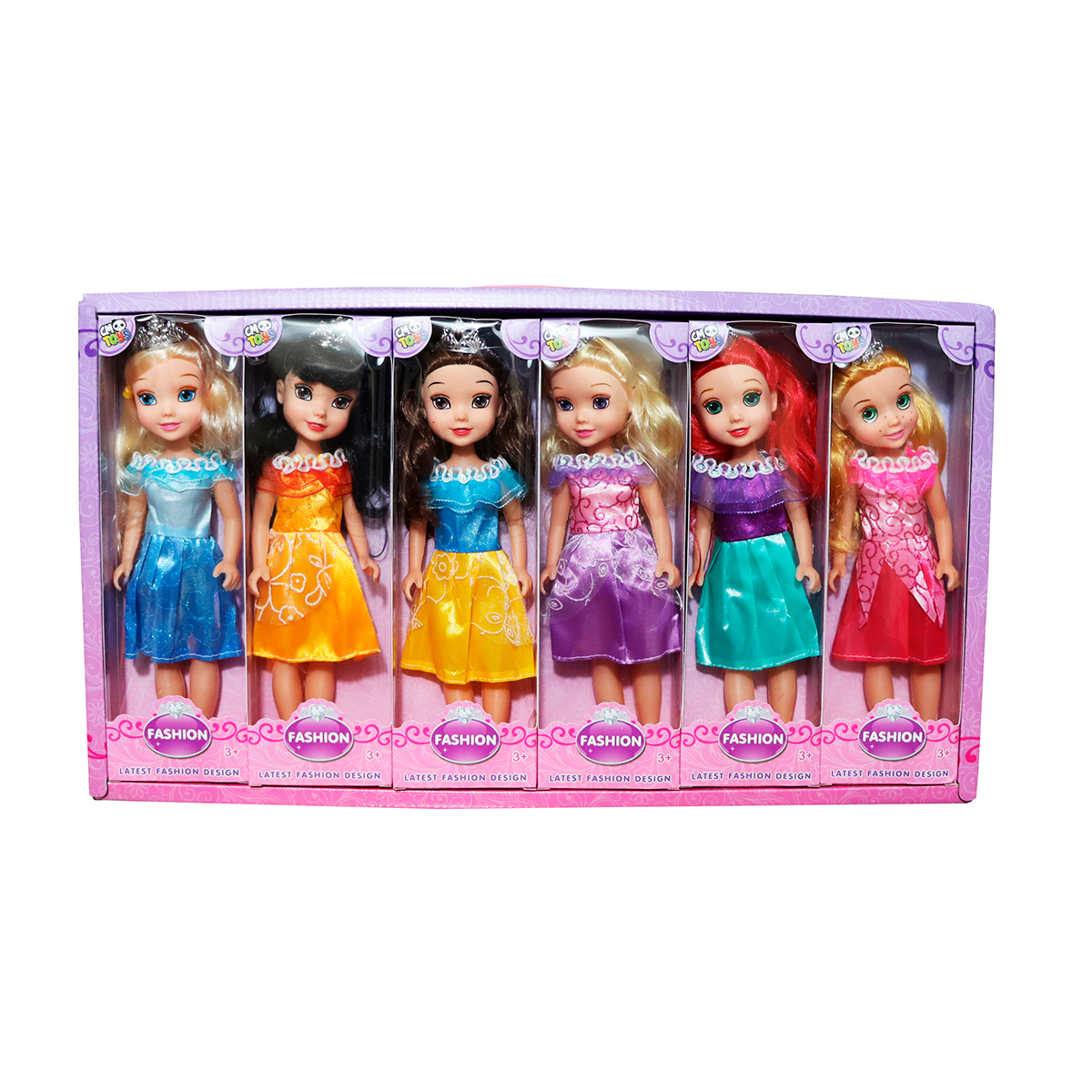 Figuras Princesas Disney Muñecas Coleccion X 6 Pcs Niñas 