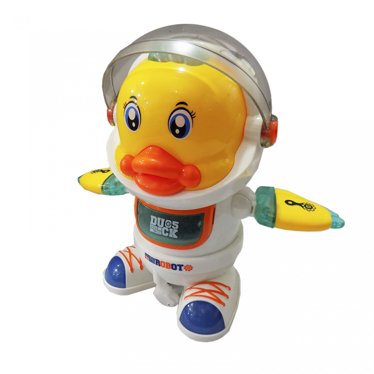  Robot Pato Astronauta Traje Sonido Luces Movil + Bateria