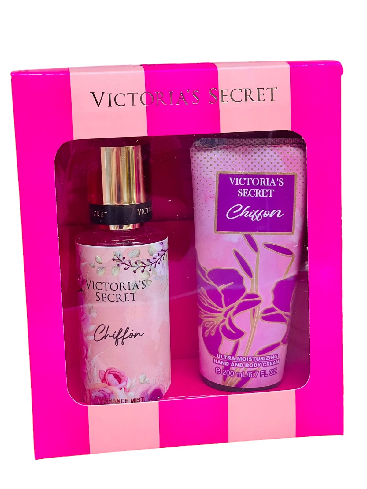 Kit Crema 200 Ml + Splash 250 Ml Victoria´s Secret + Caja Super Linda Contramarcada