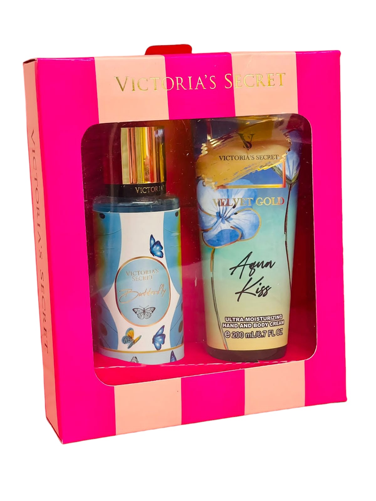 Kit Crema 200 Ml + Splash 250 Ml Victoria´s Secret + Caja Super Linda Contramarcada