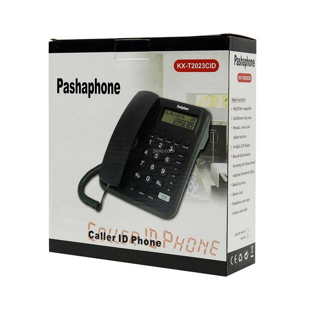 Telefono Fijo Escritorio Alambrico Pantalla Lcd Kx-t2023cid