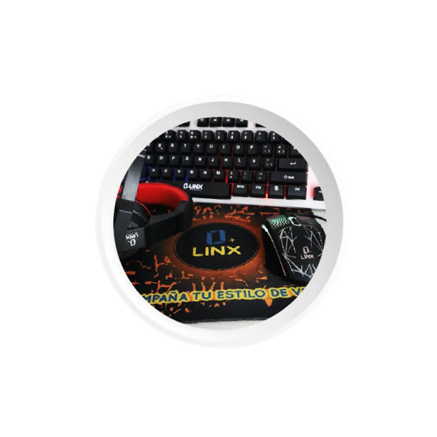 Kit Gammer Usb Teclado+Mouse+Diadema+Pad Mouse CBG-01X4
