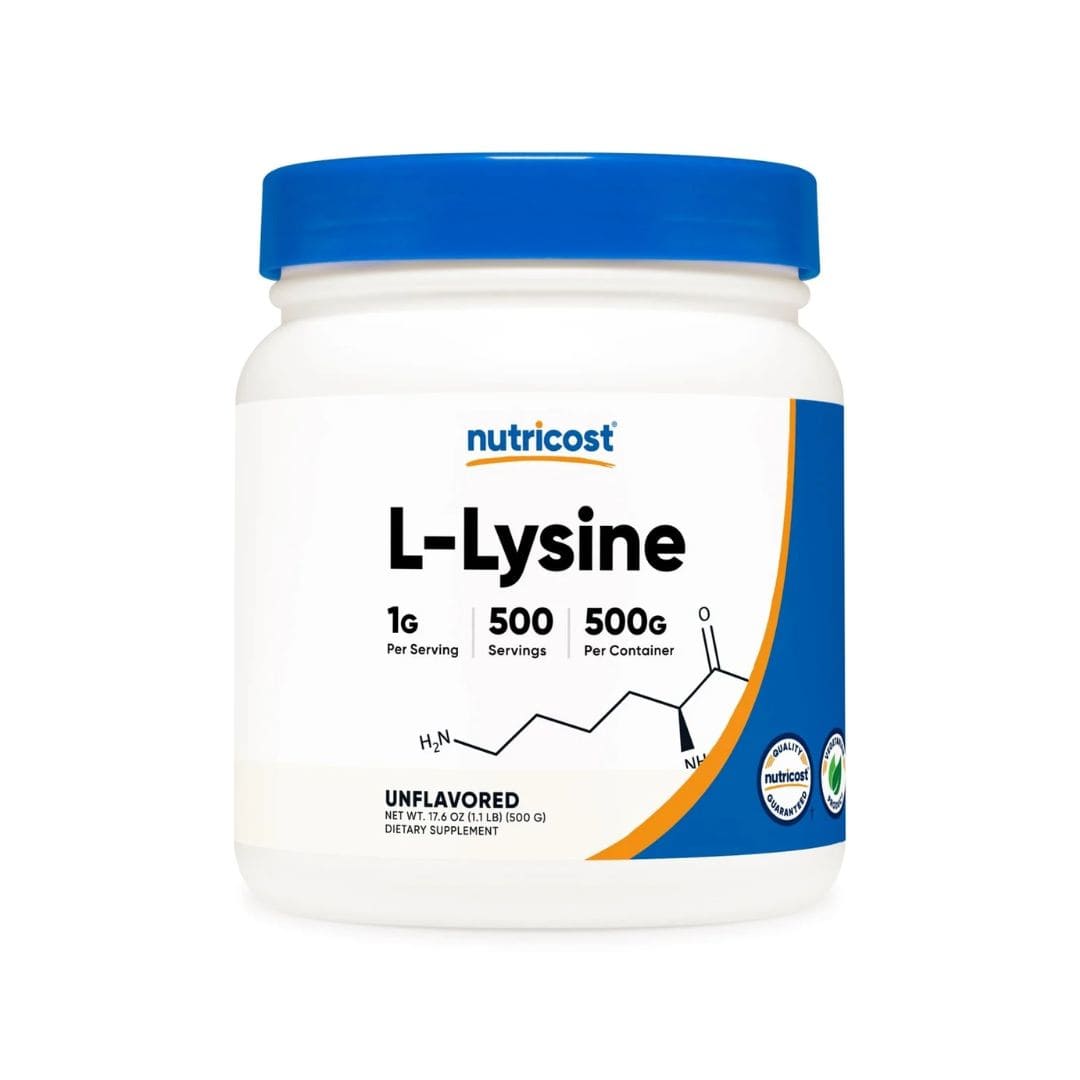L-lisina 500 Gr Nutricost
