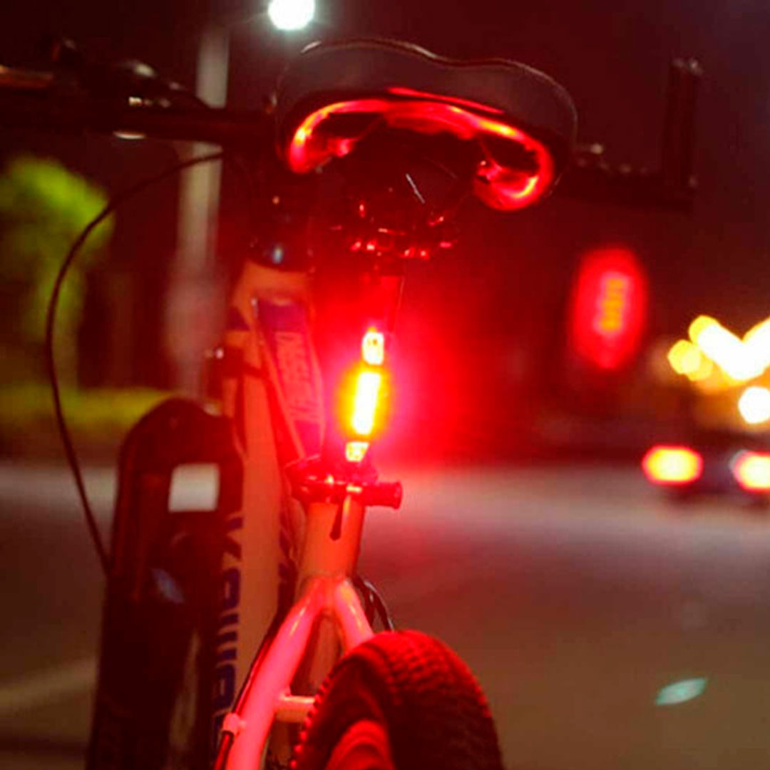 Luz Trasera Stop De Bicicleta Led Recargable Por USB