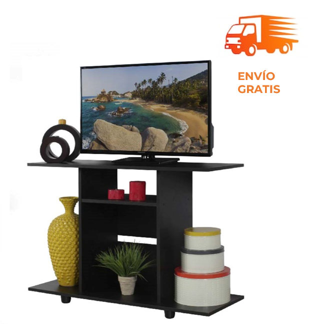 Mesa De Tv Mueble Televisor Valencia Bertolini - Wengue