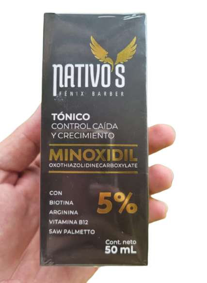 Minoxidil 5% Tonico Control Caida y Crecimiento 50ml