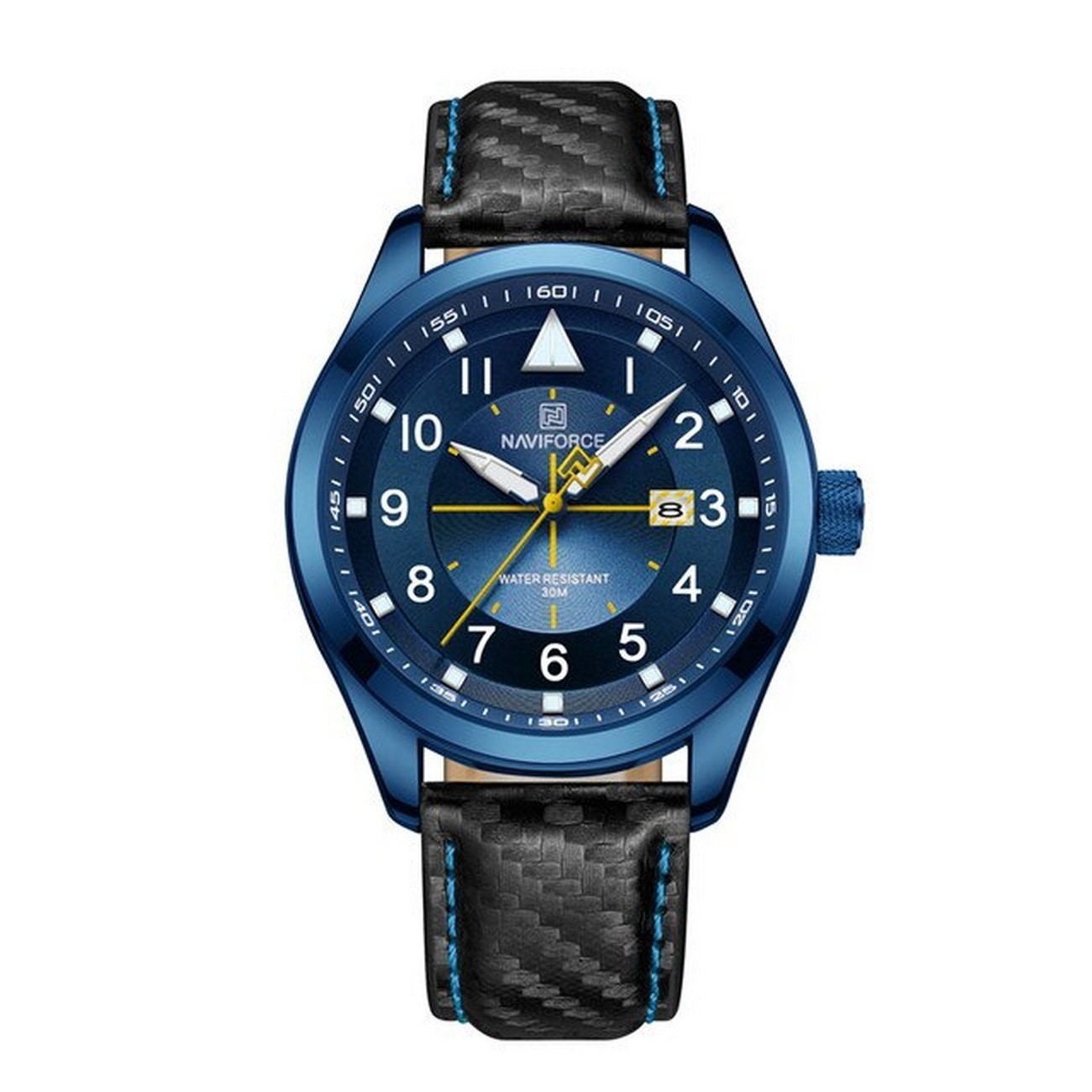 Reloj Naviforce Original Nf 8022 Cuero + Estuche