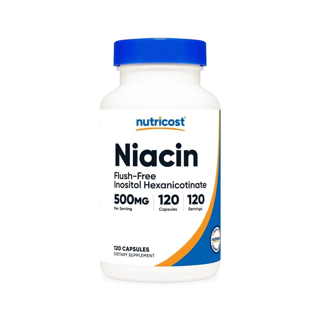 Niacina Flush-Free 500 Mg 120 Capsulas