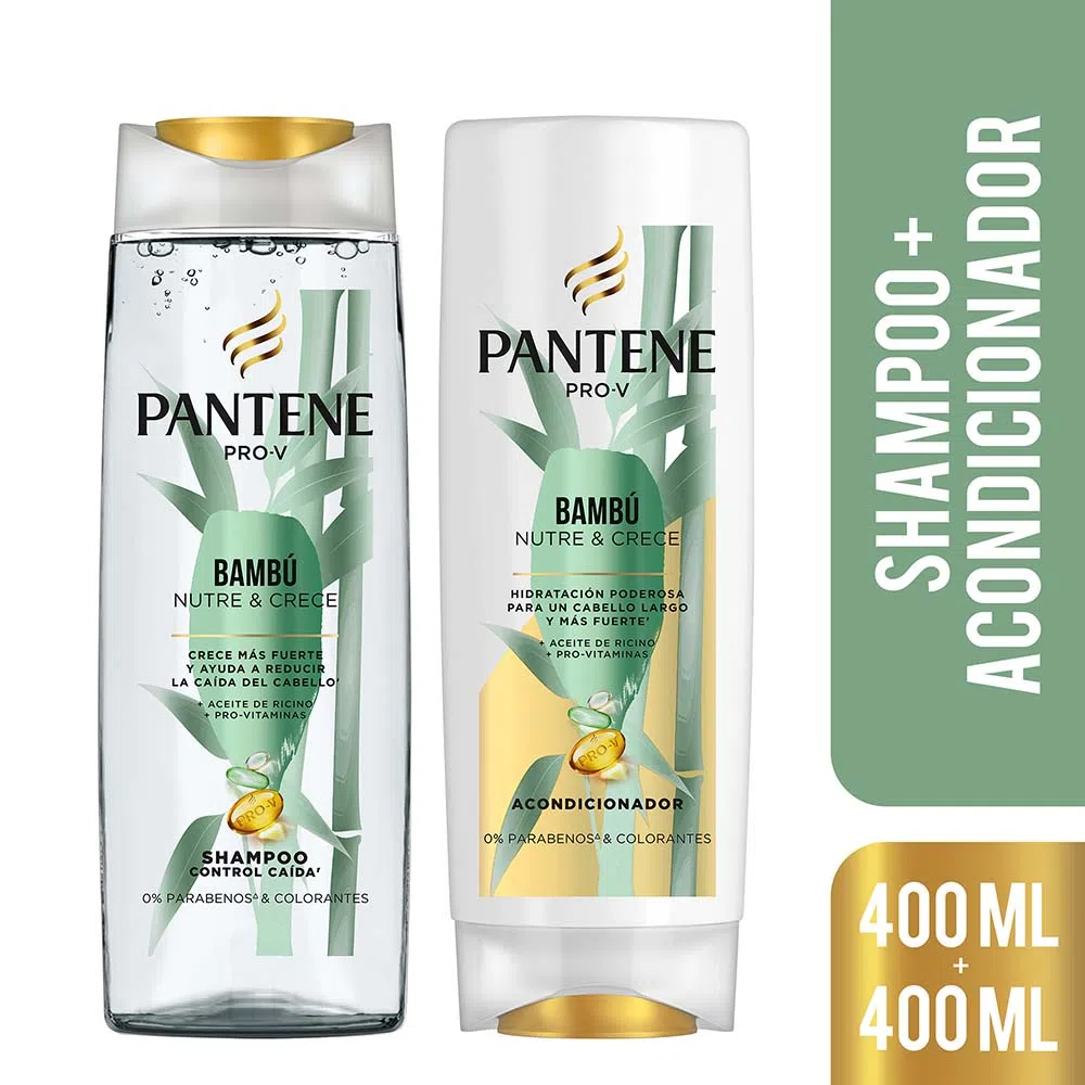 Shampoo + Acondicionador PANTENE Pro-V Bambú 