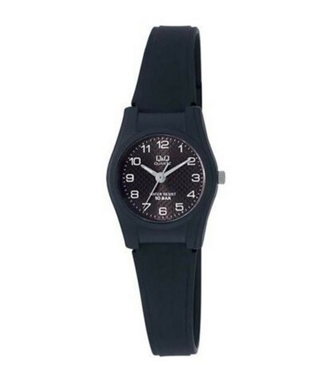 Reloj Q&q Qyq Vq03j009y Deportivo Goma Dama + Estuche 