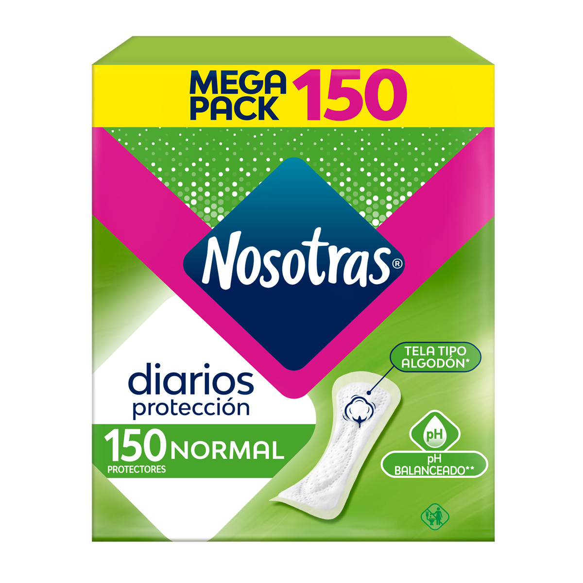 Protectores Diarios Nosotras X150 Und