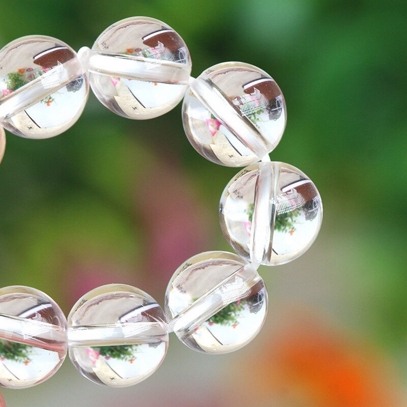 Pulsera Cuarzo Cristal + Estuche 