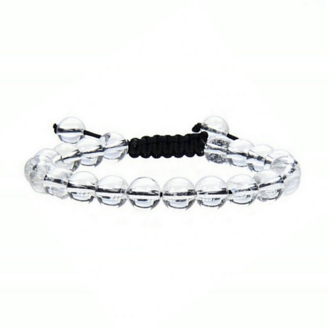 Pulsera Cuarzo Cristal Tejida + Estuche G