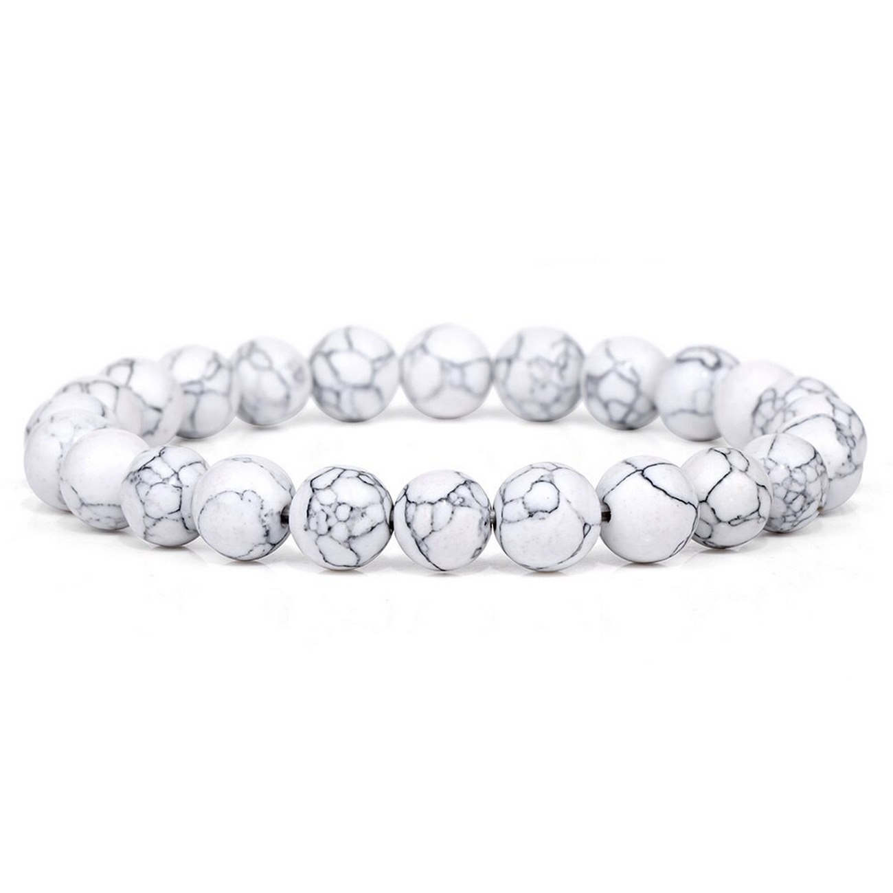 Pulsera Cuarzo Blanco + Estuche 