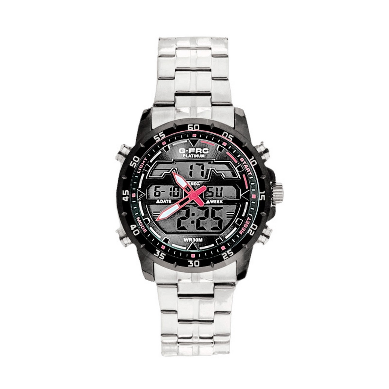 Reloj G-force Original Al161 Digital Acero Hombre + Estuche