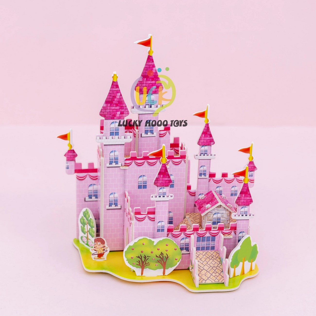 Rompecabezas Castillo Princesa Reina 3d Juego Didactico