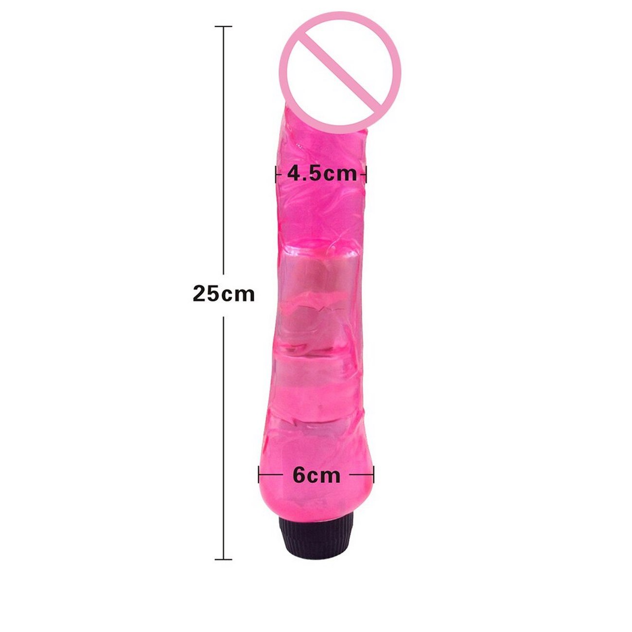 Vibrador Consolador Pene Juguete Sexual + Baterias 26495-10