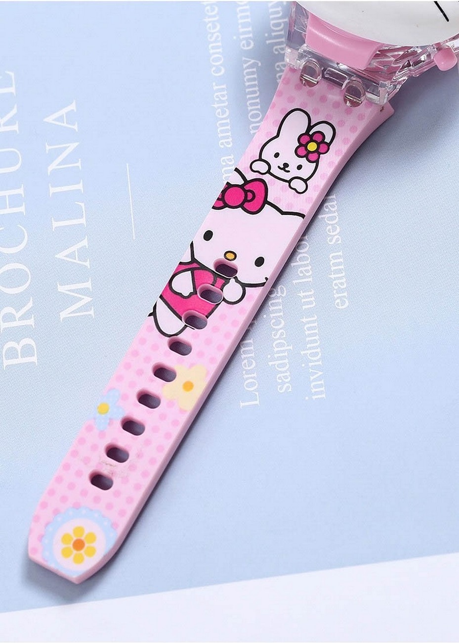 Reloj Niñas Digital Luces Sonido Tapa Infantil Hello Kitty