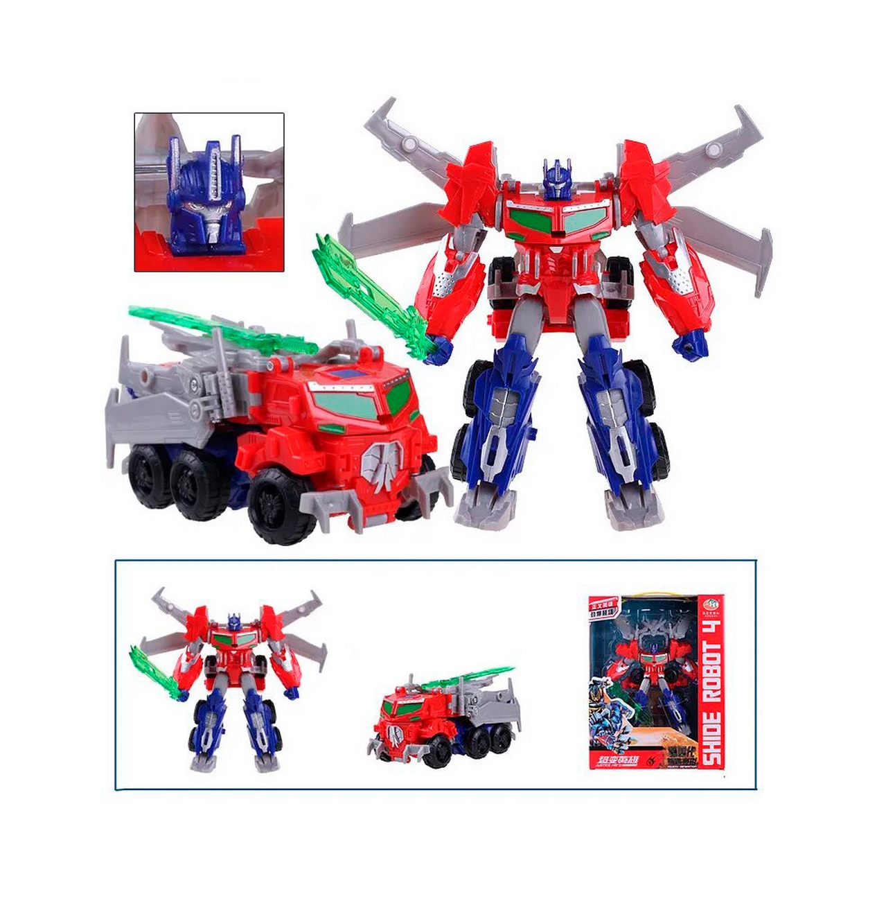 Optimus Prime Carro Transformers Coleccionable Transformable