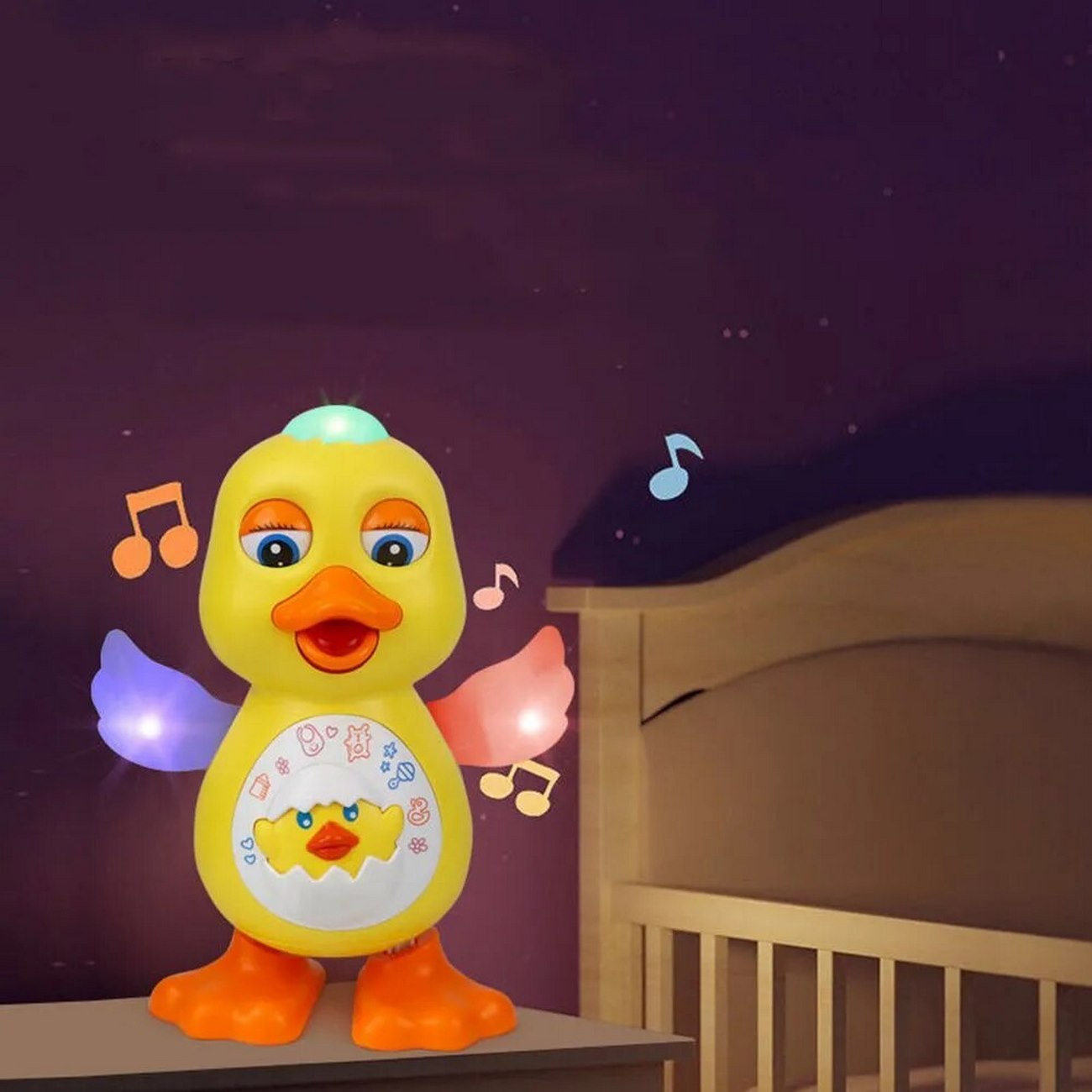  Robot Pato Musical Luces Interactivo Juguete Niños+ Bateria